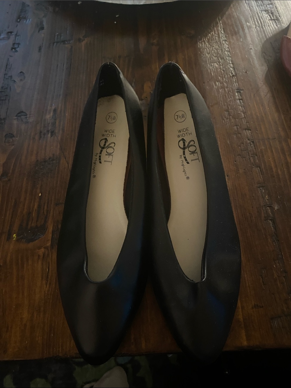 AEROSOLES Black Wide-Width Slip-On Ballet Flats